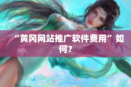 “黄冈网站推广软件费用”如何？