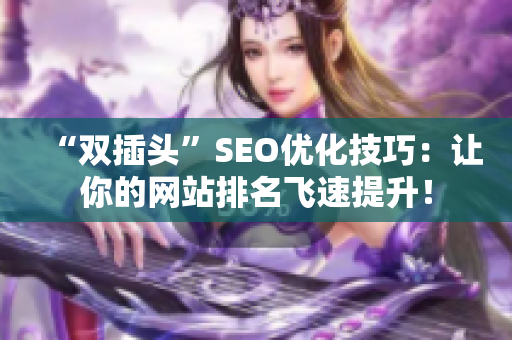 “双插头”SEO优化技巧：让你的网站排名飞速提升！