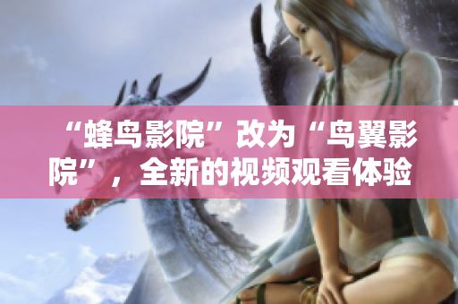 “蜂鸟影院”改为“鸟翼影院”，全新的视频观看体验！