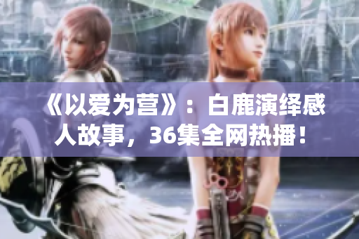 《以爱为营》：白鹿演绎感人故事，36集全网热播！
