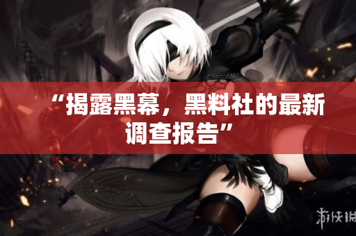 “揭露黑幕，黑料社的最新调查报告”