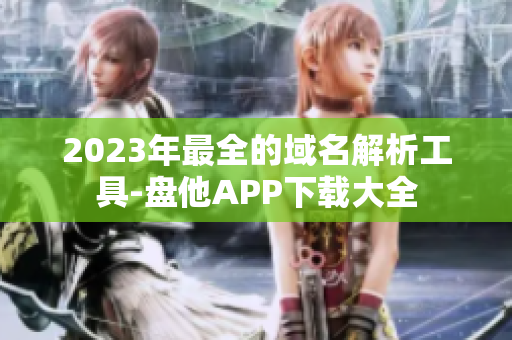2023年最全的域名解析工具-盘他APP下载大全