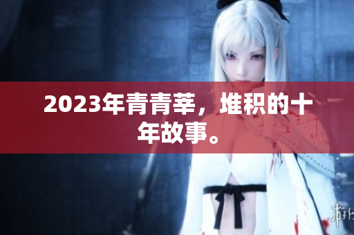 2023年青青莘，堆积的十年故事。