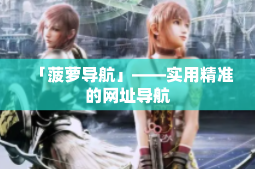 「菠萝导航」——实用精准的网址导航