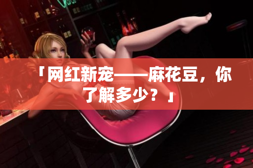「网红新宠——麻花豆，你了解多少？」