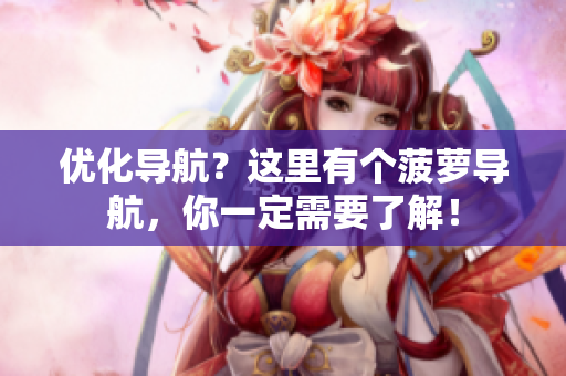 优化导航？这里有个菠萝导航，你一定需要了解！