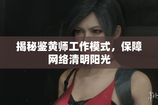 揭秘鉴黄师工作模式，保障网络清明阳光