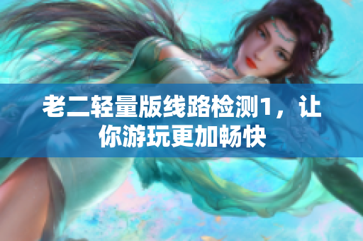 老二轻量版线路检测1，让你游玩更加畅快