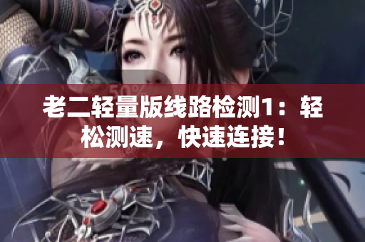 老二轻量版线路检测1：轻松测速，快速连接！