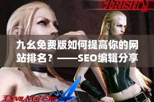 九幺免费版如何提高你的网站排名？——SEO编辑分享)