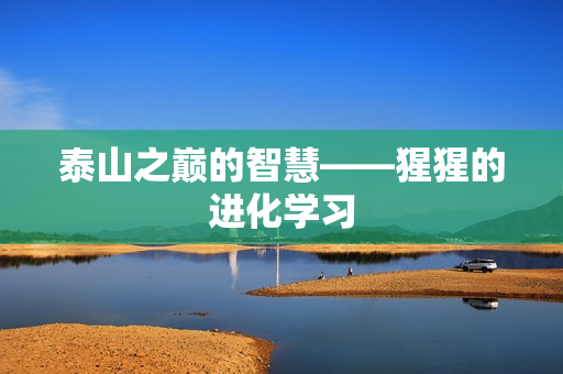 泰山之巅的智慧——猩猩的进化学习
