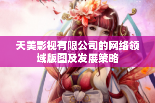 天美影视有限公司的网络领域版图及发展策略