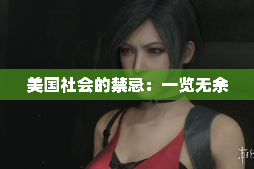 美国社会的禁忌：一览无余