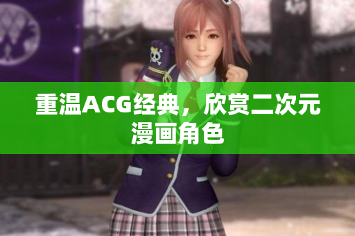 重温ACG经典，欣赏二次元漫画角色