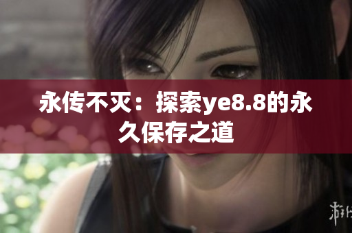永传不灭：探索ye8.8的永久保存之道