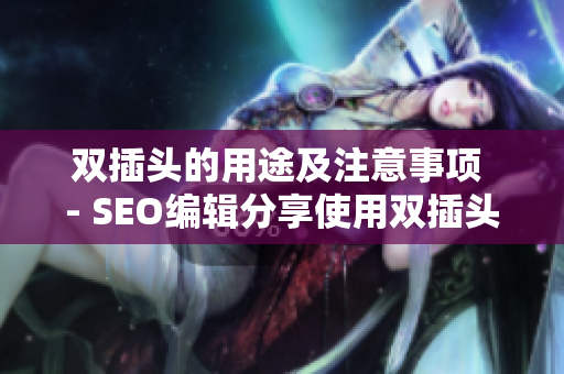 双插头的用途及注意事项 - SEO编辑分享使用双插头的技巧