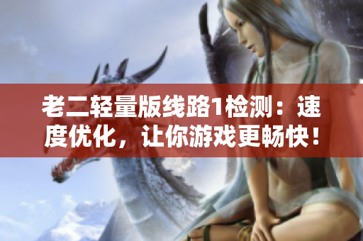 老二轻量版线路1检测：速度优化，让你游戏更畅快！