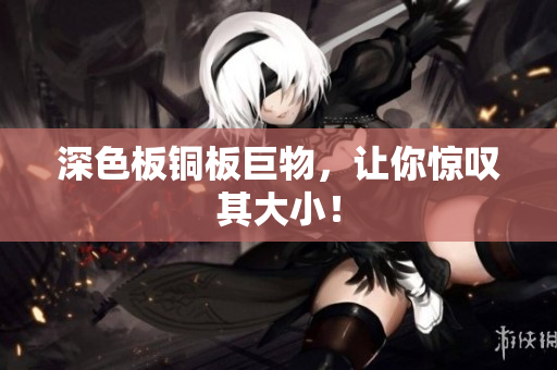 深色板铜板巨物，让你惊叹其大小！