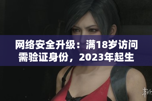 网络安全升级：满18岁访问需验证身份，2023年起生效