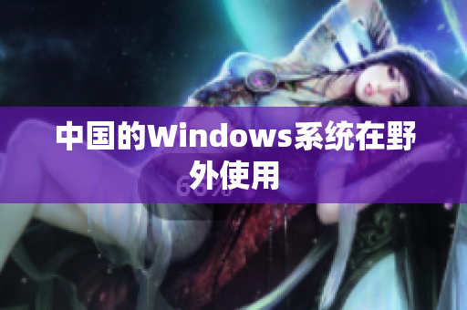 中国的Windows系统在野外使用