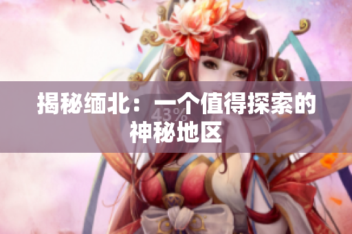 揭秘缅北：一个值得探索的神秘地区