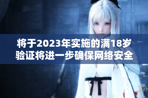将于2023年实施的满18岁验证将进一步确保网络安全