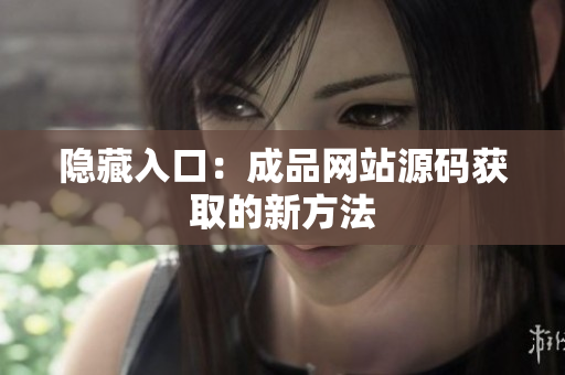 隐藏入口：成品网站源码获取的新方法