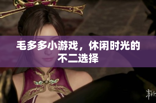 毛多多小游戏，休闲时光的不二选择