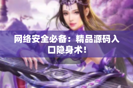 网络安全必备：精品源码入口隐身术！