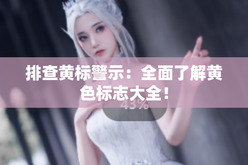 排查黄标警示：全面了解黄色标志大全！