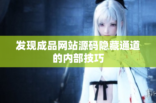 发现成品网站源码隐藏通道的内部技巧