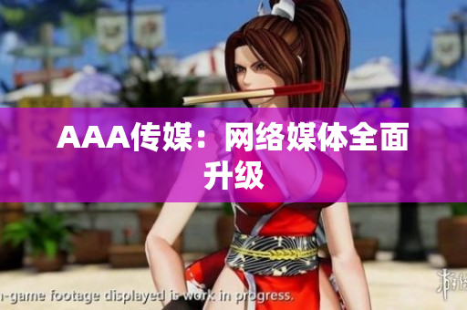AAA传媒：网络媒体全面升级