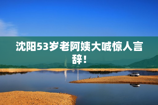 沈阳53岁老阿姨大喊惊人言辞！