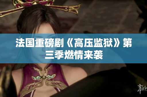 法国重磅剧《高压监狱》第三季燃情来袭