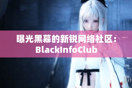 曝光黑幕的新锐网络社区：BlackInfoClub