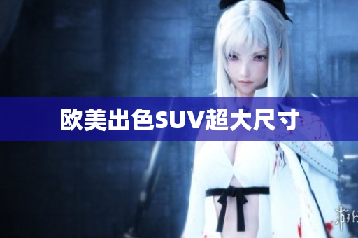 欧美出色SUV超大尺寸