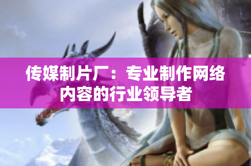 传媒制片厂：专业制作网络内容的行业领导者
