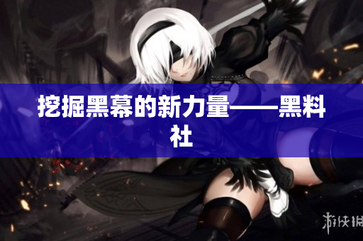挖掘黑幕的新力量——黑料社