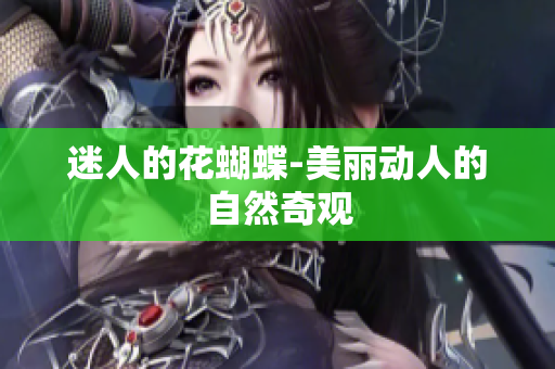 迷人的花蝴蝶-美丽动人的自然奇观