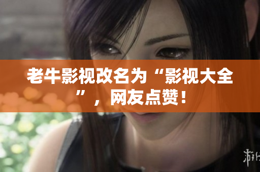 老牛影视改名为“影视大全”，网友点赞！