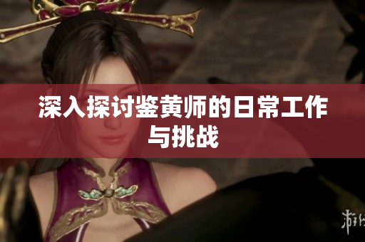 深入探讨鉴黄师的日常工作与挑战