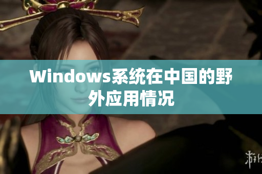 Windows系统在中国的野外应用情况