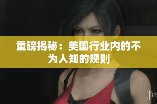 重磅揭秘：美国行业内的不为人知的规则