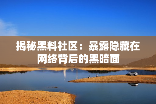 揭秘黑料社区：暴露隐藏在网络背后的黑暗面