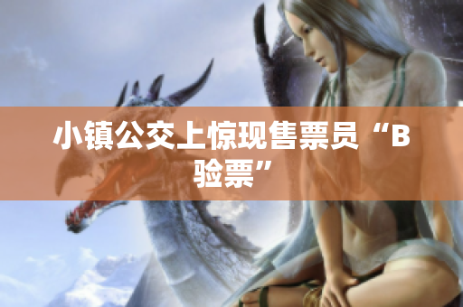 小镇公交上惊现售票员“B验票”