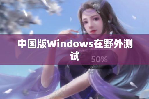 中国版Windows在野外测试
