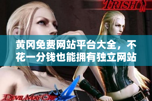 黄冈免费网站平台大全，不花一分钱也能拥有独立网站！
