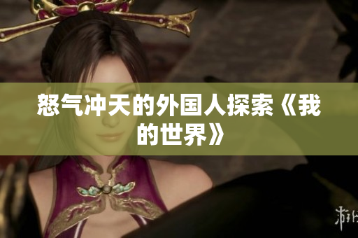 怒气冲天的外国人探索《我的世界》