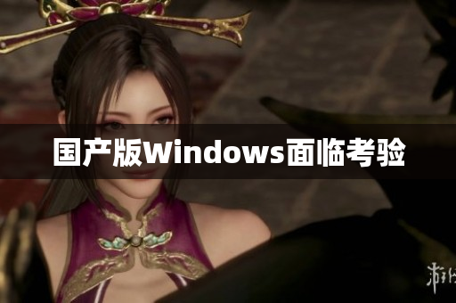 国产版Windows面临考验