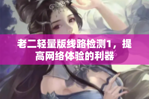 老二轻量版线路检测1，提高网络体验的利器
